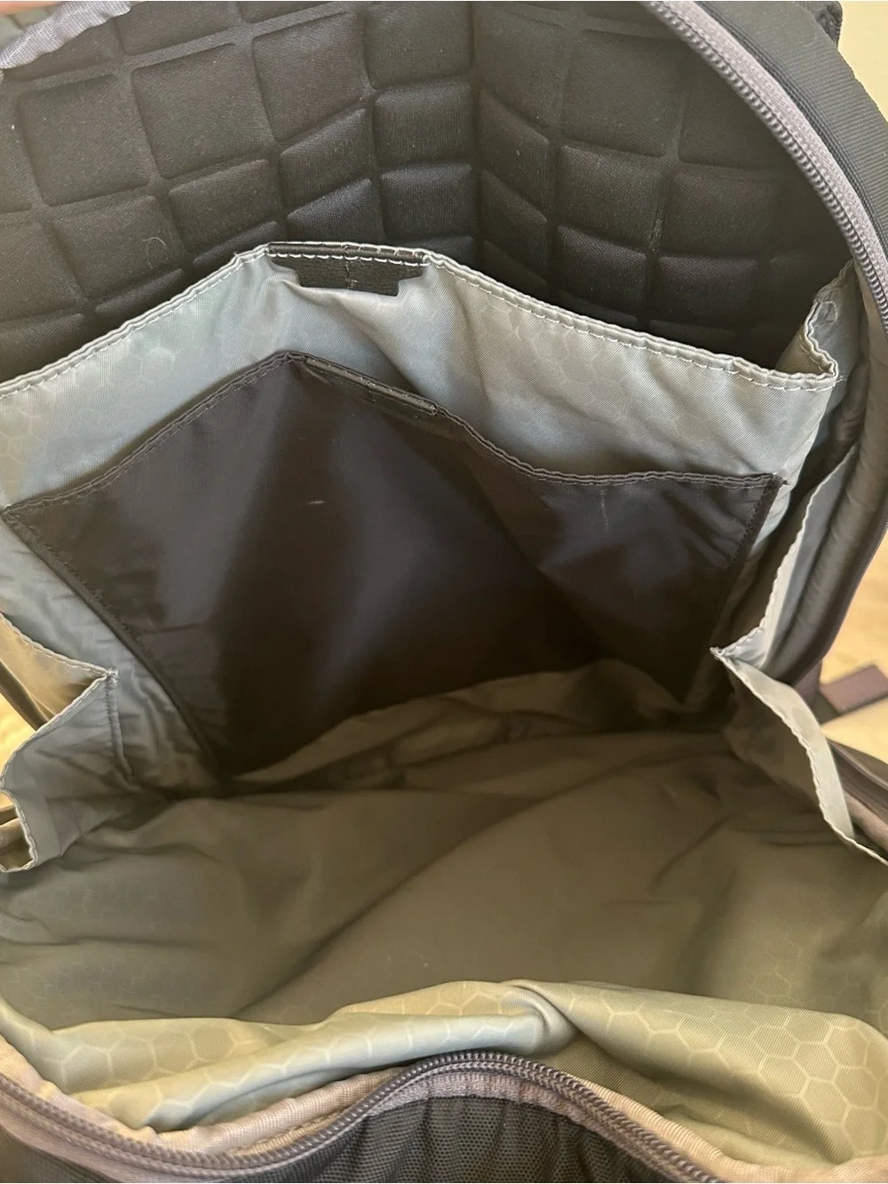 TUMI Frisco Taylor Laptop Rucksack Backpack – Black with Gray Trim